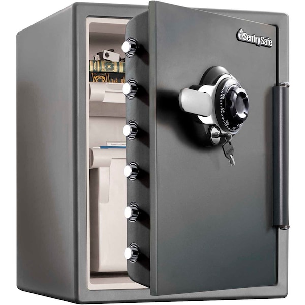 SentrySafe Fire Safe Combination Lock, 2.05 Cu. Ft. Capacity, Gray